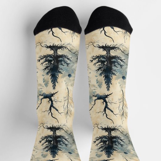 Spooky Christmas Tree Socken (Oben)