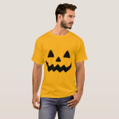 Spooky Classic Jack-o'-Lantern Face T-Shirt (Vorne ganz)