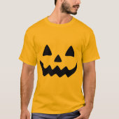 Spooky Classic Jack-o'-Lantern Face T-Shirt (Vorderseite)