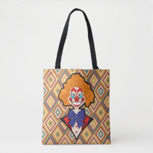Spooky Clown Retro Halloween, kreolischer Karneval Tasche