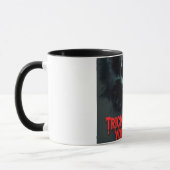 Spooky Clown Trick-oder-Leckerei Halloween-Tasse Tasse (Links)