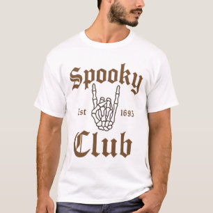 Spooky Club Est 1693 Salem Hexenmeister T-Shirt