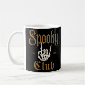 Spooky Club: Skeleton Hand Rock on Design Kaffeetasse (Links)