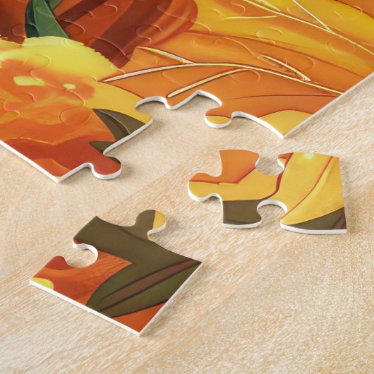 Spooky Cocker Spaniel Hund Halloween Hexenkürbis Puzzle (Seite)