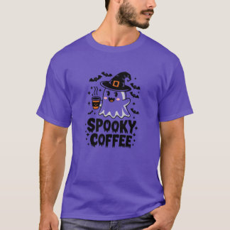 Spooky Coffee retro T-Shirt
