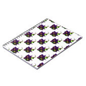 Spooky Colorful Cat Notizblock (Linke Seite)