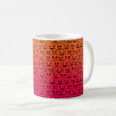 Spooky Colorful Pumpkins - Halloween-Muster Kaffeetasse (VorderseiteRechts)