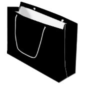 Spooky Colors - Black Large Gift Bag Große Geschenktüte (Vorderseite Schrägansicht)