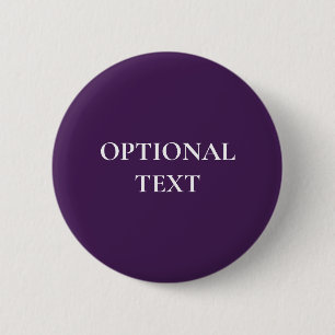 Spooky Colors - Deep Lila Schaltfläche für benutze Button