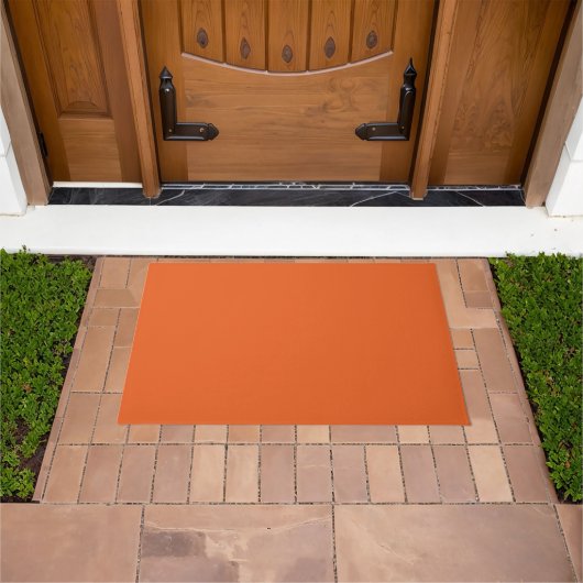 Spooky Colors - Deep Orange Door Mat Fußmatte (Außenbereich)