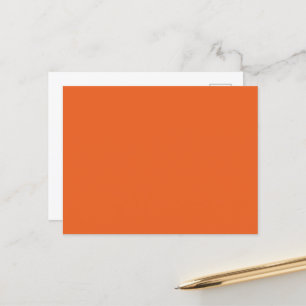 Spooky Colors - Deep Orange Postcard Postkarte