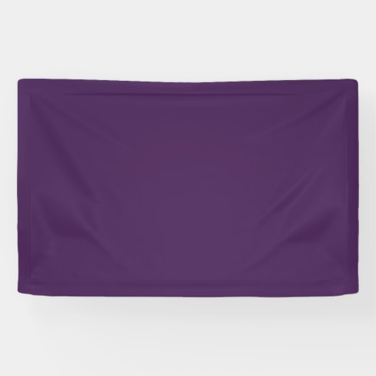 Spooky Colors - Tief Lila Banner (Horizontal)