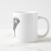 Spooky Comic Hund Tasse (Rechts)