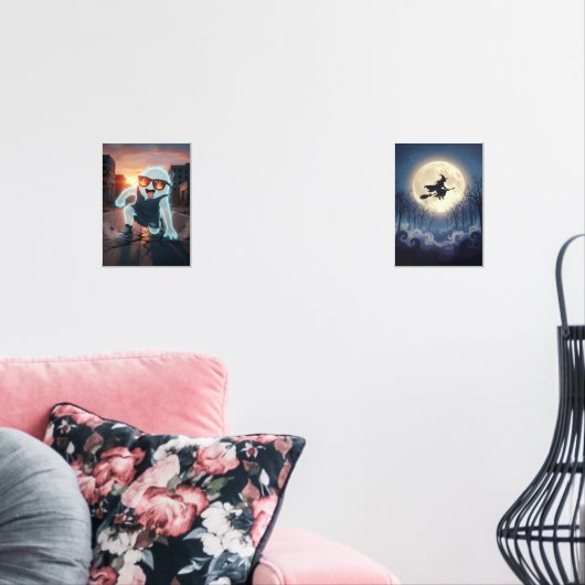 Spooky Cool Ghost Fun & Hexy Halloween Bilderwand Sets (Wohnzimmer)
