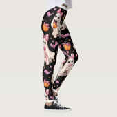 Spooky Coquette Ghost Halloween Leggings (Rechts)