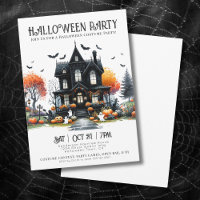 Spooky Costume Halloween-Party Einladung