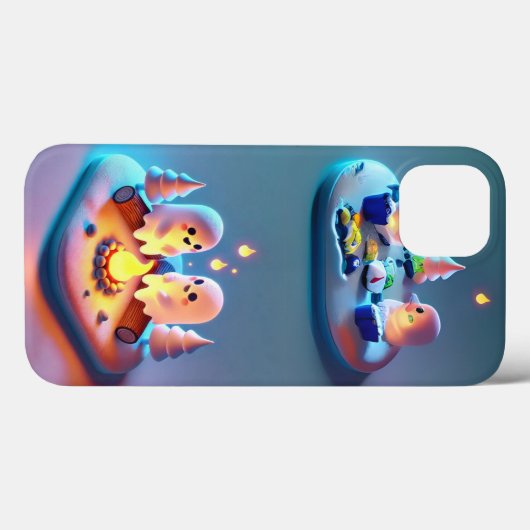 Spooky Couple Phone Case (Rückseite (Horizontal))