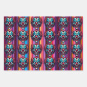 Spooky Creepy Clown Zombie Abandoned Carnival Geschenkpapier Set (Vorderseite 3)