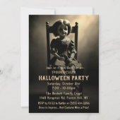 Spooky Creepy Doll Halloween-Party Einladung (Vorderseite)