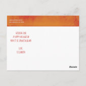 Spooky Creepy Happy Halloween Postkarte (Rückseite)