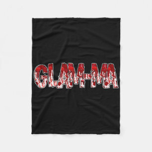 Spooky Creepy Oma Glam-ma Halloween-Kostüm Fleecedecke