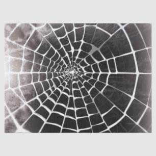 Spooky Creepy Spiderweb Muster Geburtstagsgeschenk Seidenpapier