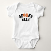 Spooky Crew Halloween Matching Family Baby Strampler (Vorderseite)
