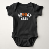 Spooky Crew Halloween Matching Family Baby Strampler (Vorderseite)