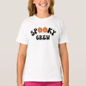 Spooky Crew Halloween Matching Family Girls T-Shirt (Vorderseite)