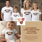 Spooky Crew Halloween Matching Family Girls T-Shirt