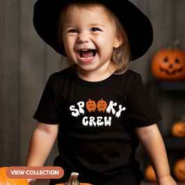Spooky Crew Halloween Matching Family Kleinkind T-shirt