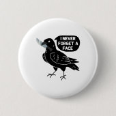 Spooky Crow mit Messer Button (Vorderseite)