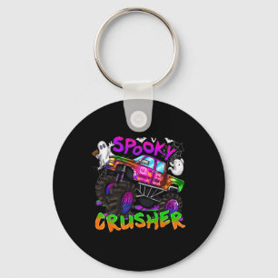 Spooky Crusher Monster Truck Ghost Spooky Saison H Schlüsselanhänger
