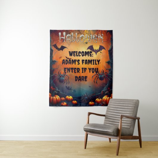 Spooky Custom Halloween Wall hängend Wandteppich (Beispiel)