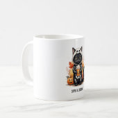Spooky Cute Cat Halloween Kaffeetasse (Vorderseite Links)