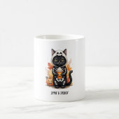 Spooky Cute Cat Halloween Kaffeetasse (Mittel)