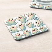 Spooky Cute Ghosts: Hauntingly Fun! Getränkeuntersetzer (Linke Seite)