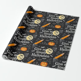 Spooky & Cute Halloween Wrapping Paper Geschenkpapier