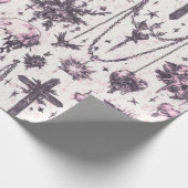 Spooky Cute Happy Halloween  Geschenkpapier (Ecke)