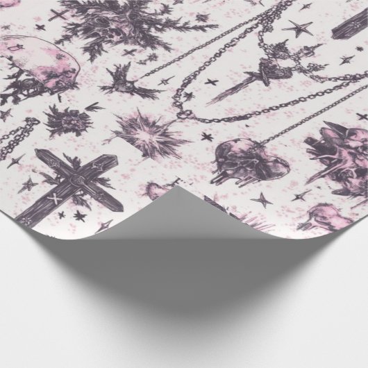 Spooky Cute Happy Halloween Geschenkpapier (Ecke)