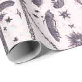 Spooky Cute Happy Halloween Geschenkpapier (Rolleneckpunkt)