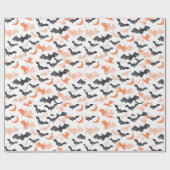 Spooky Cute Happy Halloween Geschenkpapier (Flach)
