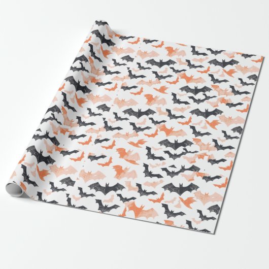 Spooky Cute Happy Halloween Geschenkpapier (Ungerollt)