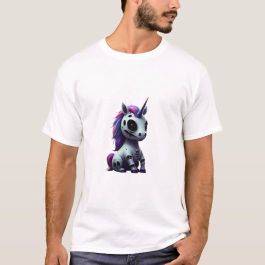 SPOOKY CUTE UNICORN T-Shirt (Vorderseite)