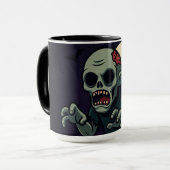  Spooky Cute Zombie Halloween Mug - Fun & Creepy D Tasse (Vorderseite Links)