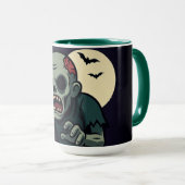  Spooky Cute Zombie Halloween Mug - Fun & Creepy D Tasse (VorderseiteRechts)