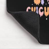 Spooky Cvicu Nurse Halloween Herz Icu Fall Pump Mousepad (Ecke)