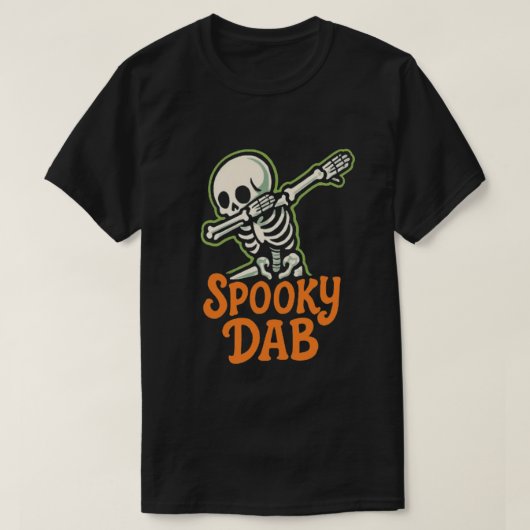 Spooky Dab Halloween T - Shirt (Design vorne)