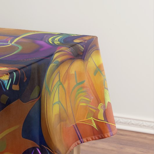 Spooky Dackel Halloween Hexe und Kürbis Tischdecke (Beispiel)