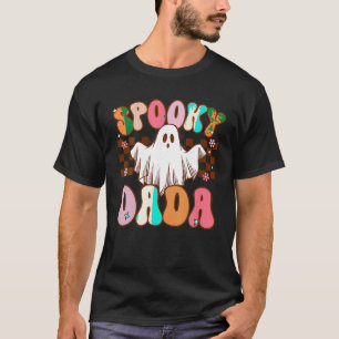 Spooky Dada Halloween Vater Ghost Kostüm Retro Gro T-Shirt